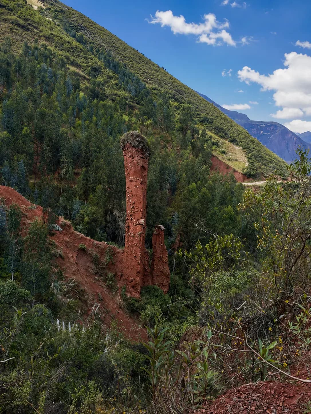 Paisaje del distrito de Chugay
